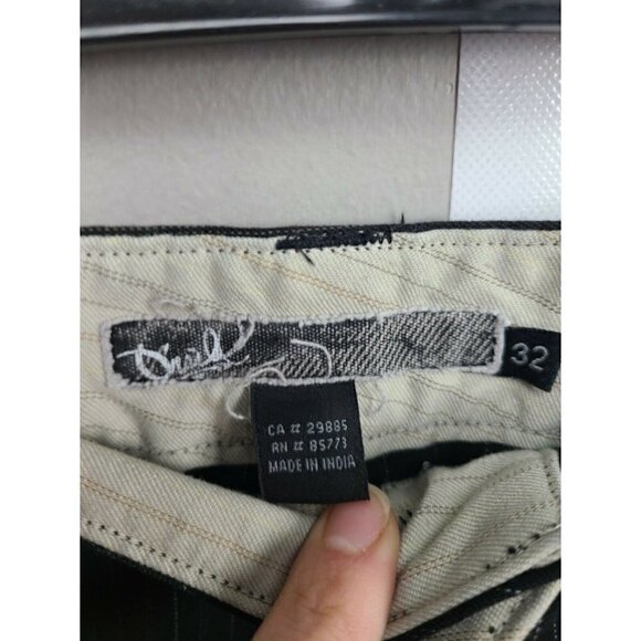 O'NEILL Black Striped Slash Pockets Mens Shorts 32 - Picture 6 of 8